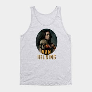 Vanessa van Helsing Medallion Orange Tank Top